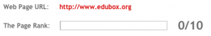 PageRank de Edubox.org